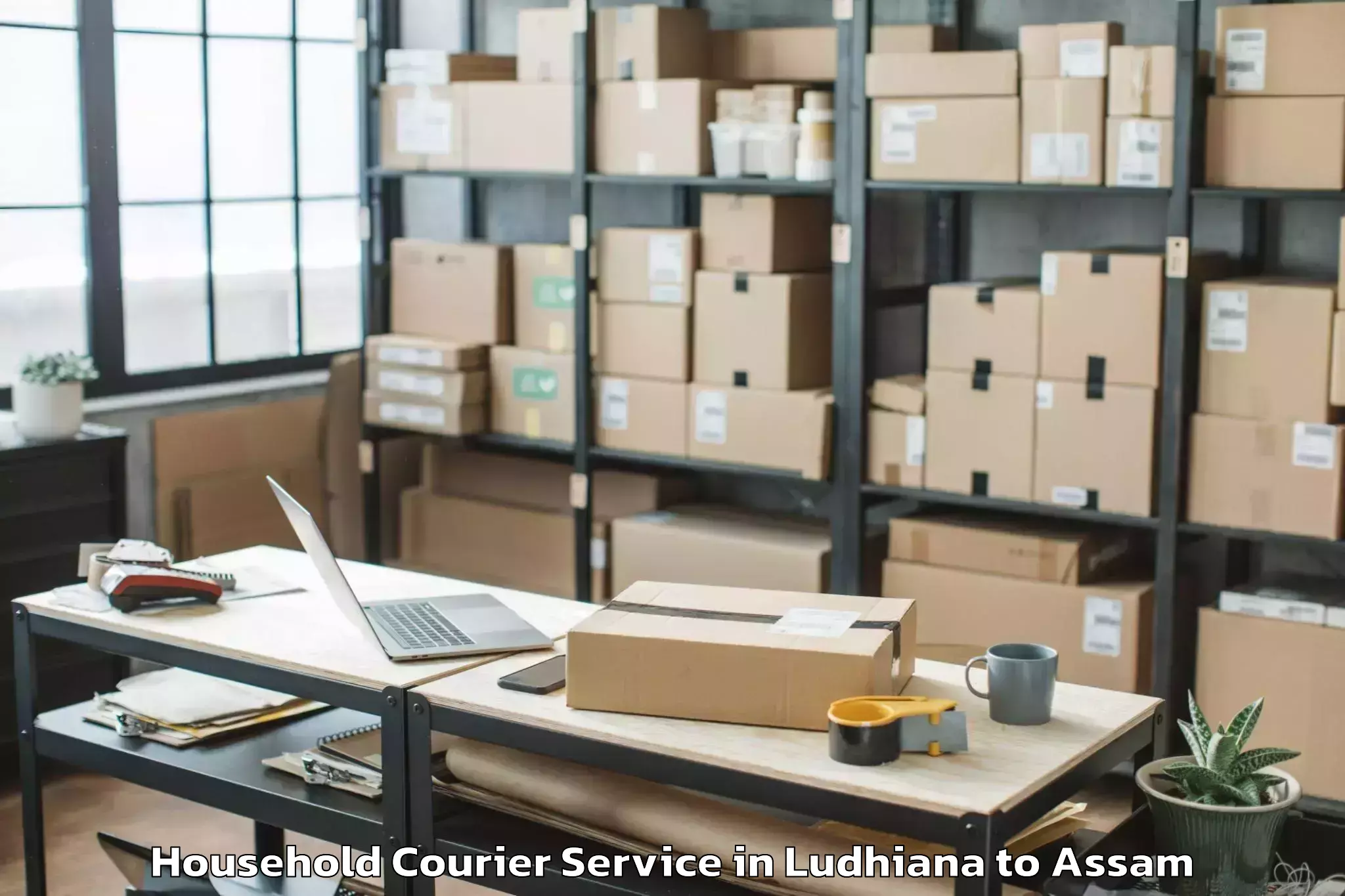 Reliable Ludhiana to Raha Gaon Household Courier